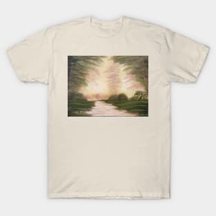 Tranquil Wooded Stream T-Shirt